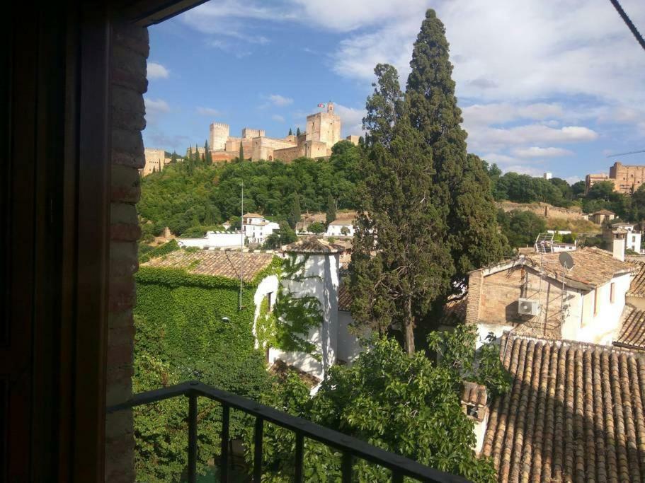 Stunning Alhambra View Balconies, In The Albayzin Lejlighed Granada Eksteriør billede